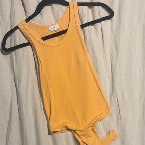 Clyque Orange bodysuit